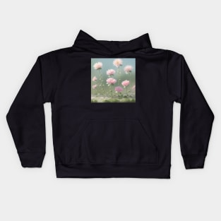 Up-Close Image of Lotus Flowers Kids Hoodie